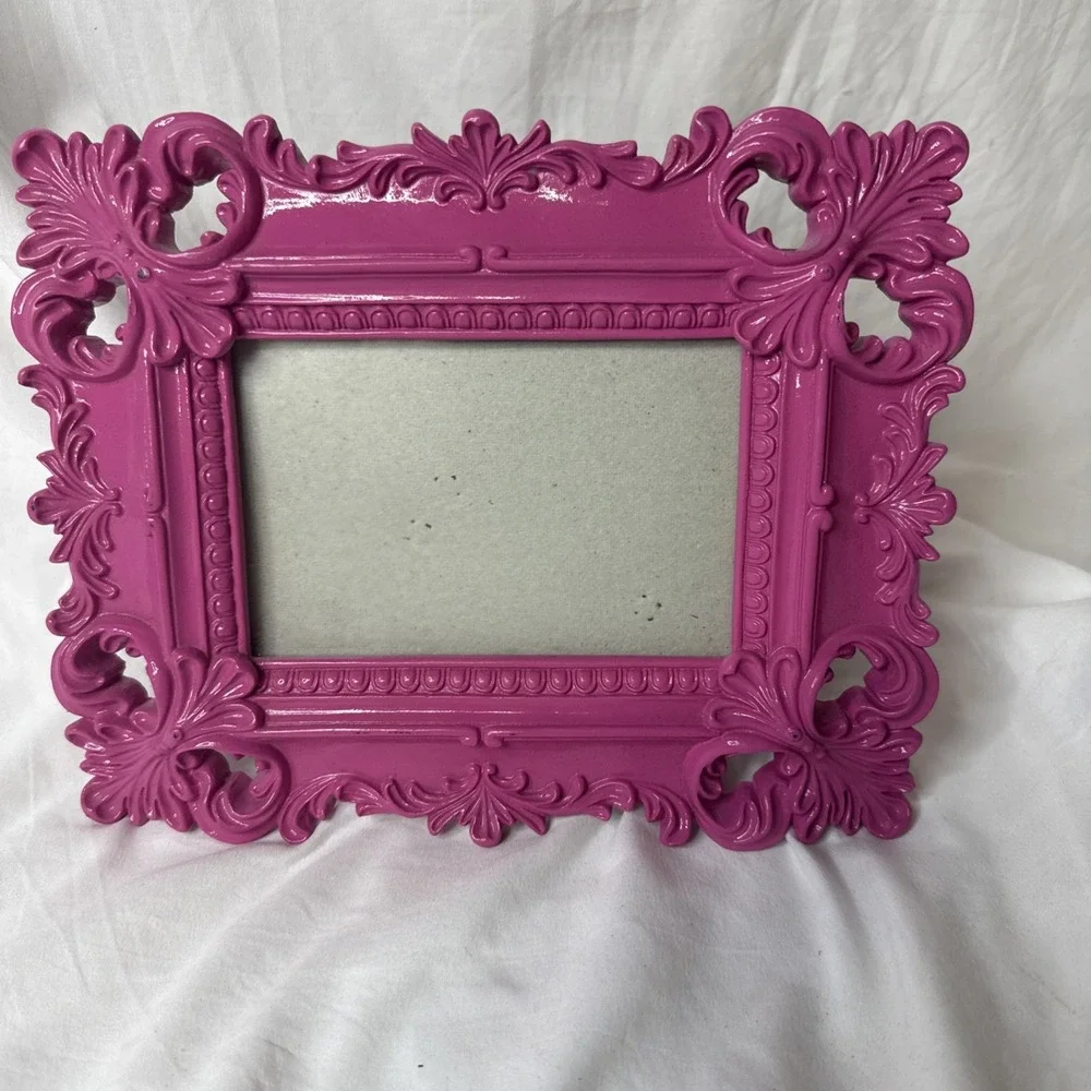 Diva Hot Pink Picture Frame French Baroque Art Wall Tabletop 8